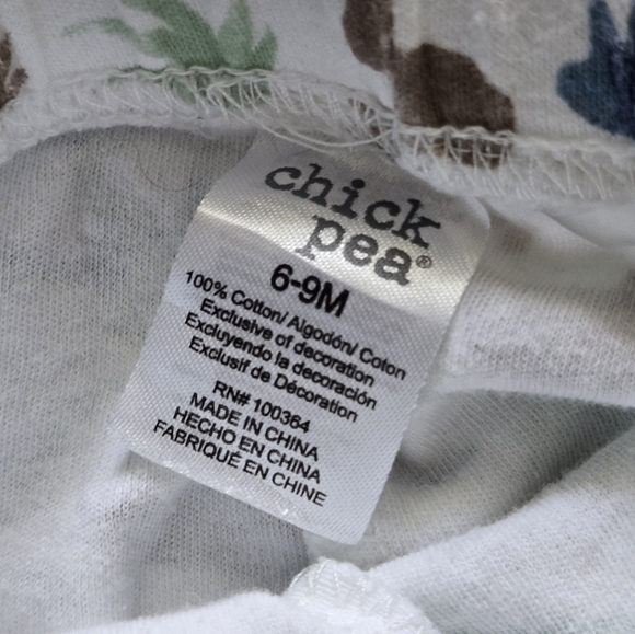 Chick Pea 6-9 Mths Dinosaur Print Baby Pants - Picture 6 of 7